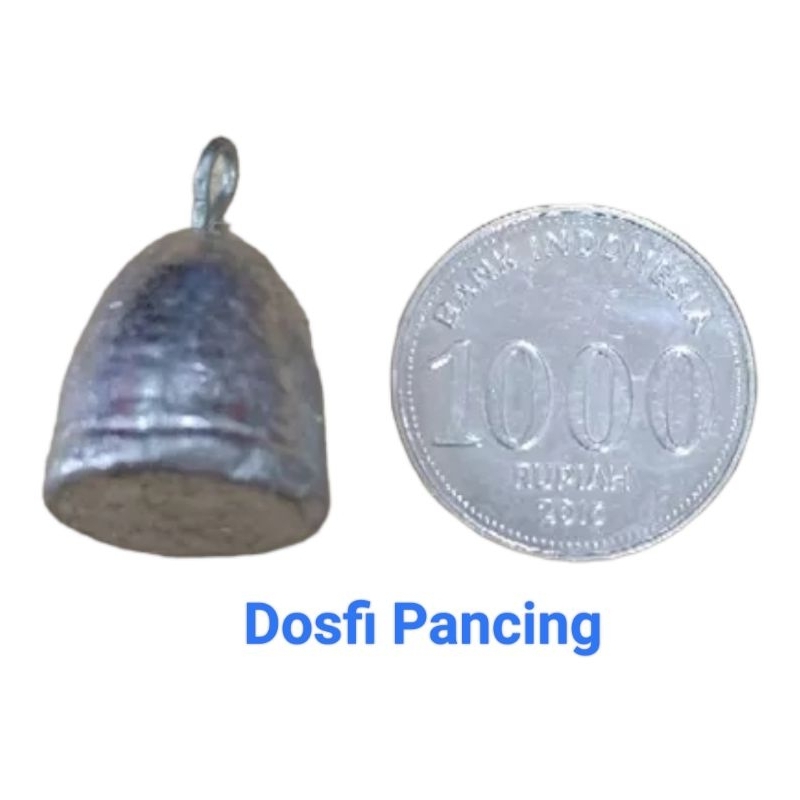 Timah Pancing kawat lonceng No.41 (35gr) / Pemberat Pancing