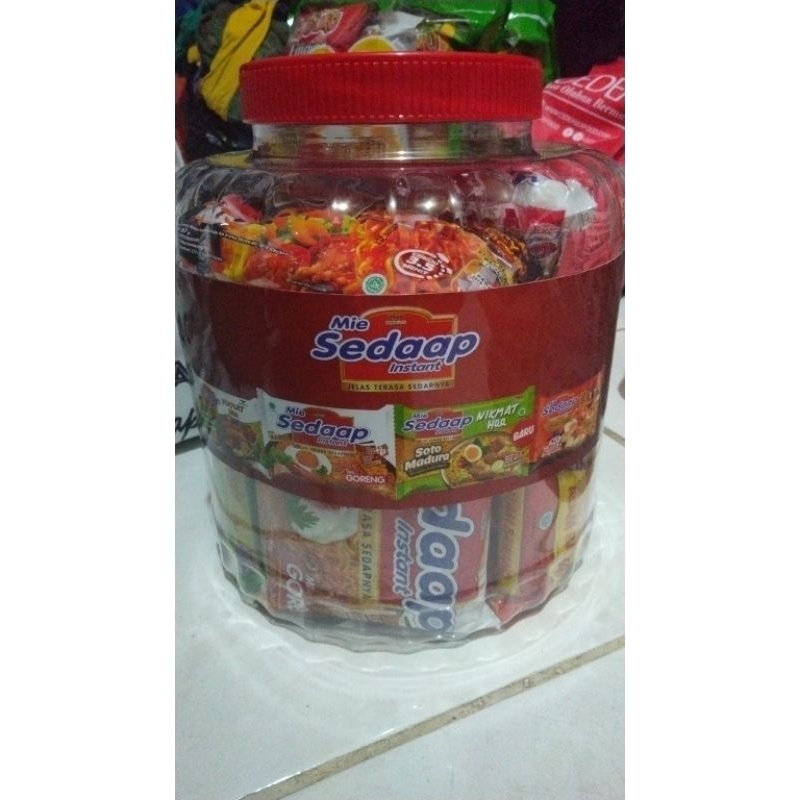 

paket mie sedaap toples