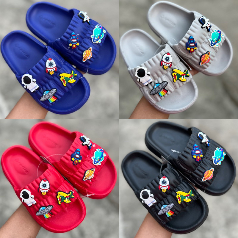 (PROMO) SANDAL SLOP ANAK JET ASTRONOT JELLY COWOK