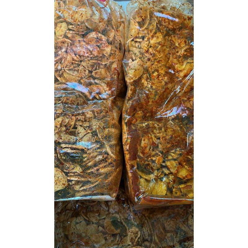 500gram/1kilo Basreng Stik Pedas Jeruk Purut | Original Daun Jeruk | Pedas Biasa Daun Jeruk | Pedas Cabe Ijo | Pedas Ayam Bawang | Original Spesial | Pedas Bumbu Spesial