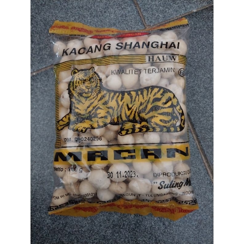 kacang shanghai macan 140gr (5000an)