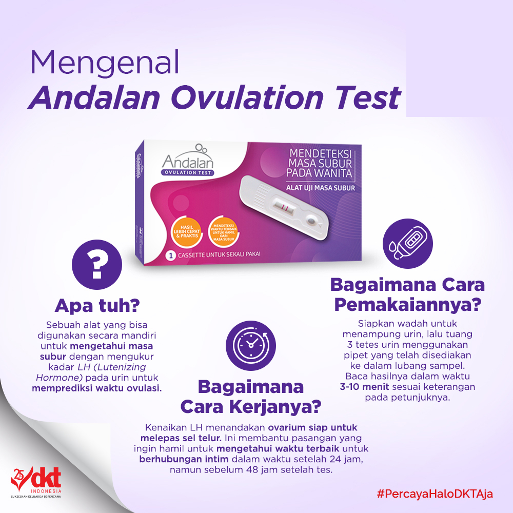 Andalan Test Masa Subur / Andalan Kesuburan / Andalan Alat Deteksi Masa Subur