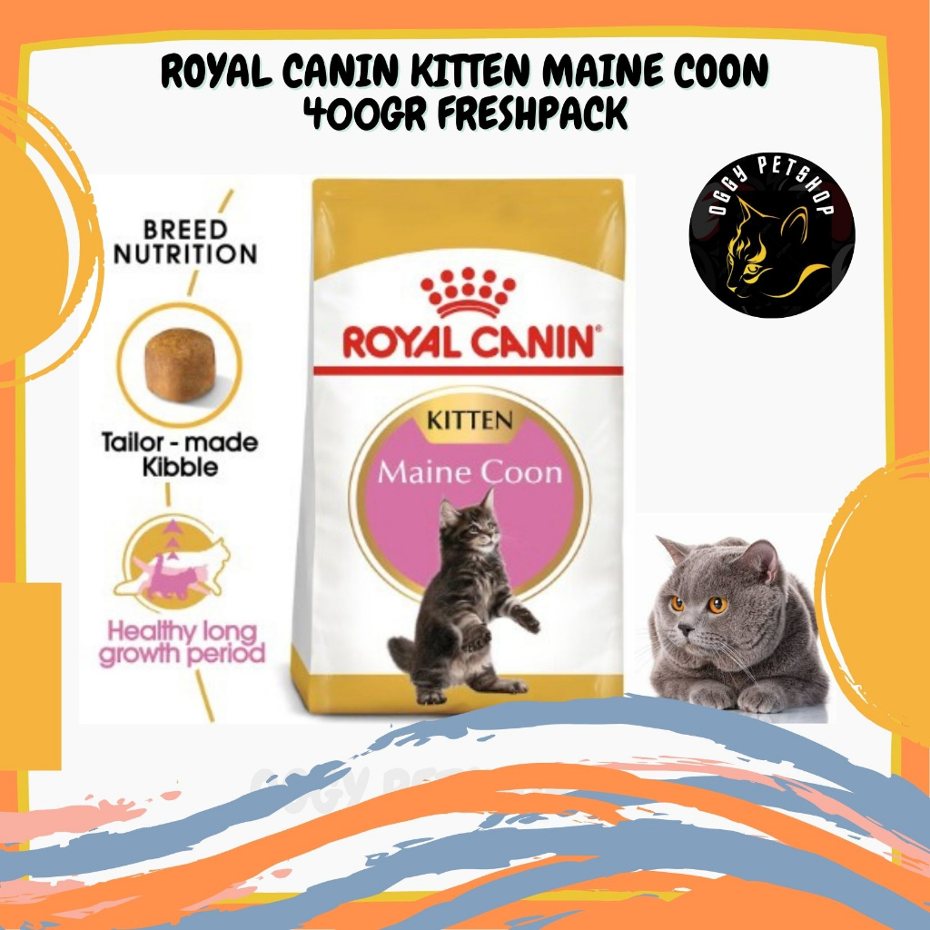 Royal Canin MAINE COON KITTEN Makanan Kucing 400 GR freshpack