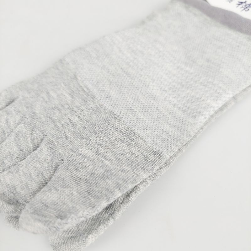 LUOYI Kaos Kaki Lima Jari Men Five Toe Socks - Gray