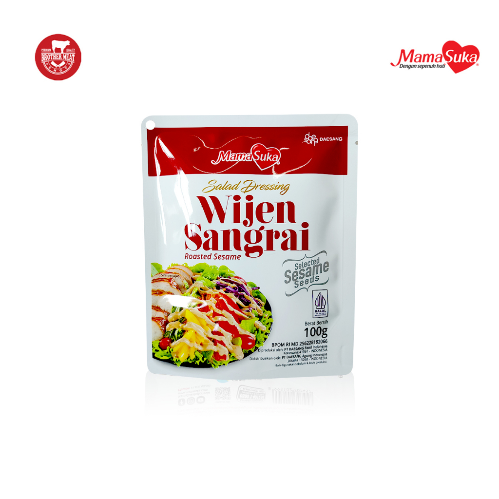 MamaSuka Salad Dressing Wijen Sangrai Sauce 100gr, Halal