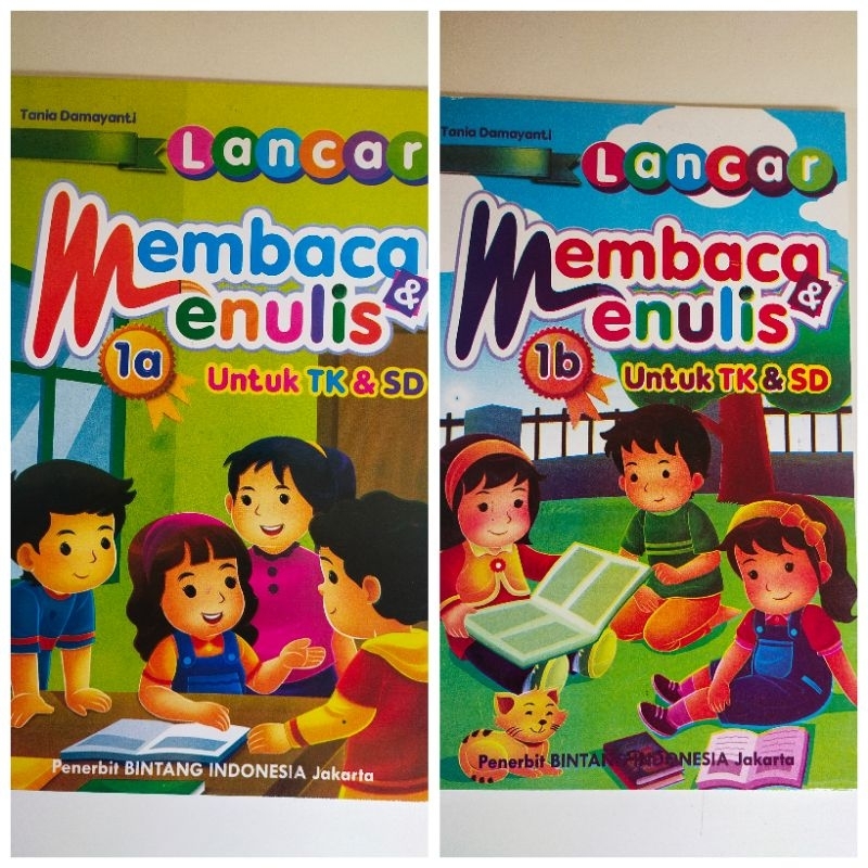 Buku TK Belajar Membaca & Menulis 1a & 1b
