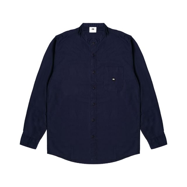 KEMEJA EVIL ARMY " MATEZY E23 NAVY" HOOPS BANJARBARU