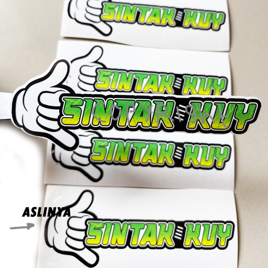 Stiker Sintak Kuy Cutting