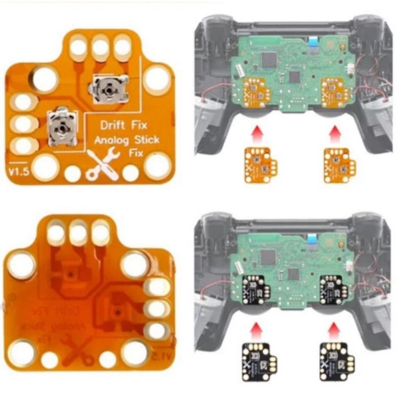 Drift Mod Drift Analog Stik PS4,PS5,Xbox ,Series power swicth BOARD KUNING