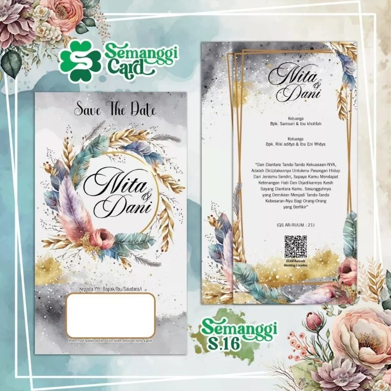 Cetak Undangan Murah Aesthetic