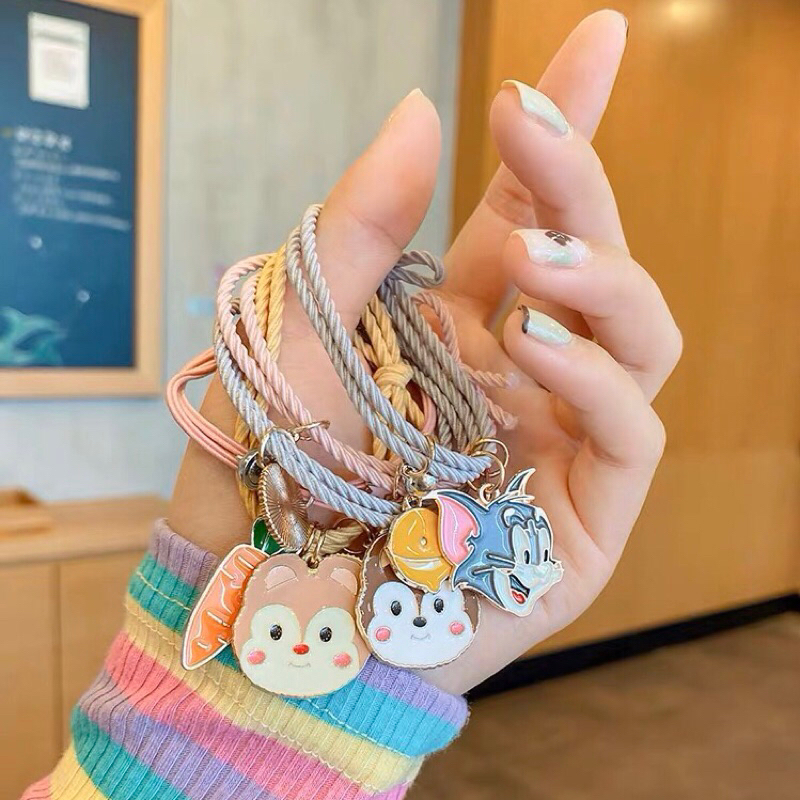 READY STOCK BISA COD - GELANG TANGAN PASANGAN KARAKTER KARTUN SANRIO DORAEMON KAKTUS PEACH RAINBOW UNICORN FANCY ELEGAN MEWAH MURAH AESTHETIC PERSAHABATAN COUPLE PACAR KARET BEL LONCENG PREMIUM KUROMI MELODY ANAK PEREMPUAN KPOP KOREA CEWEK KAWAII CANTIK