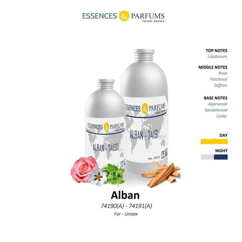 Bibit Parfum Searah OUD **PAHAN de ****STIAN D*OR ( ALBAN ) 500ml SEGEL by ESSENCES  & PARFUMS