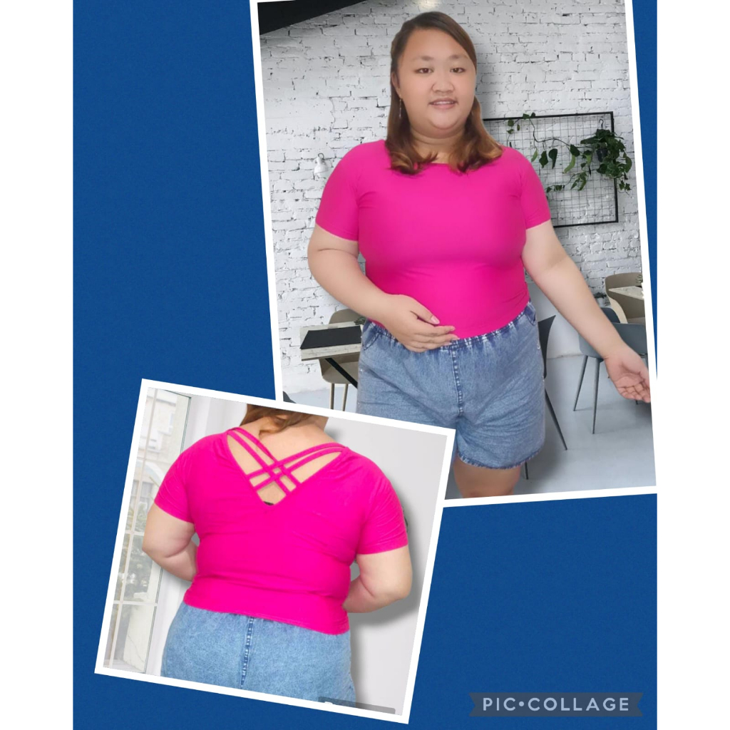 KAOS BASIC CROP TOP /CROP TOP JUMBO/V NECK JUMBO DEYSSI