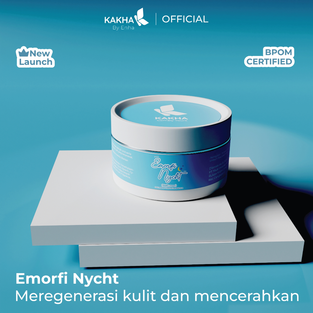 KAKHA BY ENHA EMORFI NIGHT CREAM ( IMPROVED FORMULA ) ( BISA COD ) [ HARGA PROMO ] TERBAIKK BEST SEL