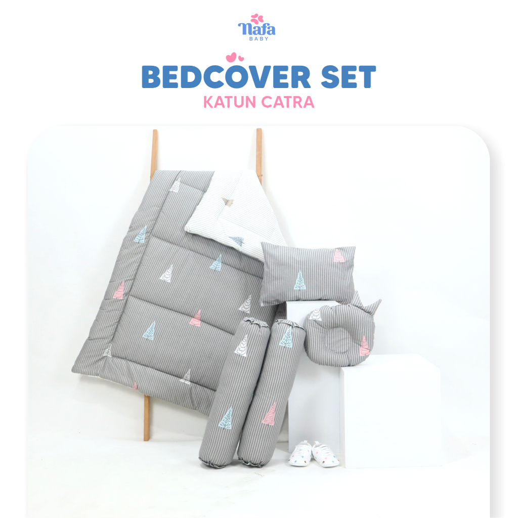 BABY BEDDING SET KATUN JEPANG/ BEDCOVER BAYI PREMIUM / NAFA BABY