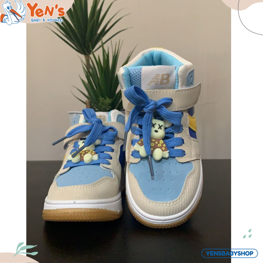 Sepatu Sneakers Anak laki Laki &amp; Perempuan Strap Perekat