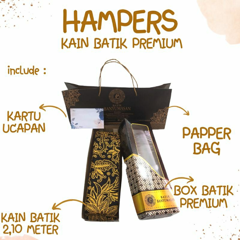 KAIN BATIK PREMIUM 2 METER / BAHAN BATIK / JARIT BATIK / HAMPERS PERNIKAHAN / KADO PERNIKAHAN / BING