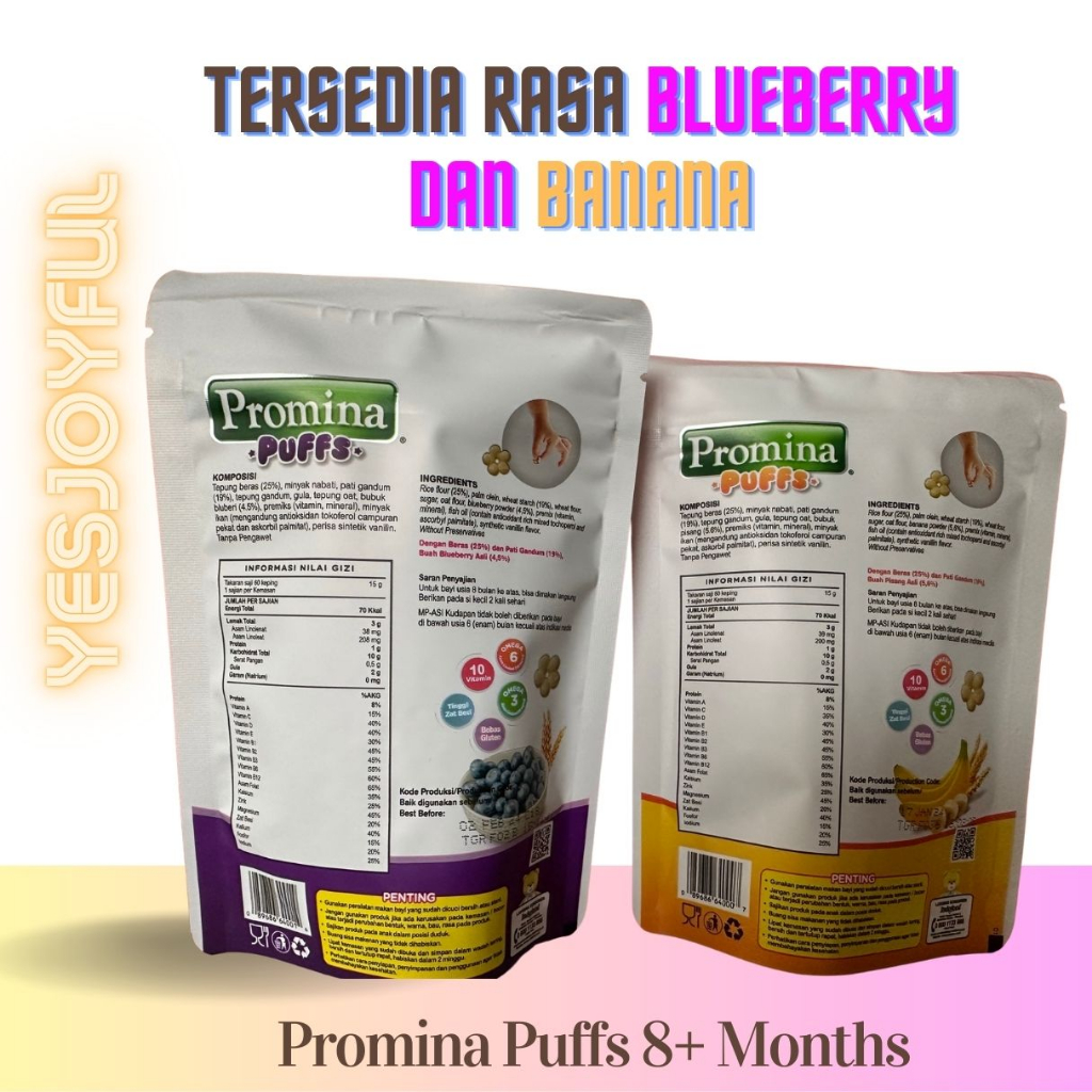 PALING MURAH!! Promina Puffs 15 Gr