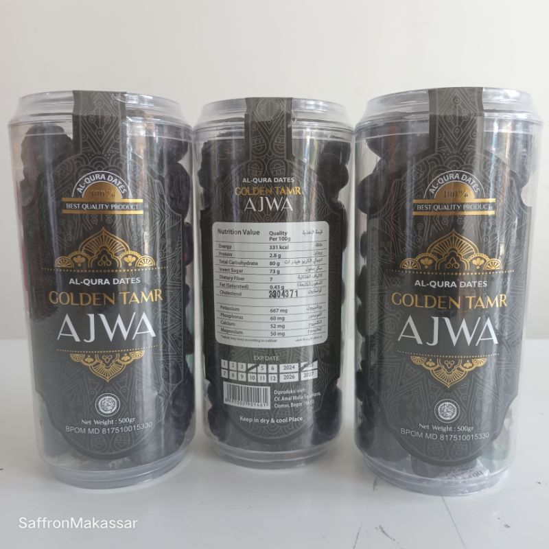 

Kurma Ajwa Premium Amira 500gr - Kurma Ajwa Madinah Premium | Kurma Nabi Golden Tamr Almadinah Saudi