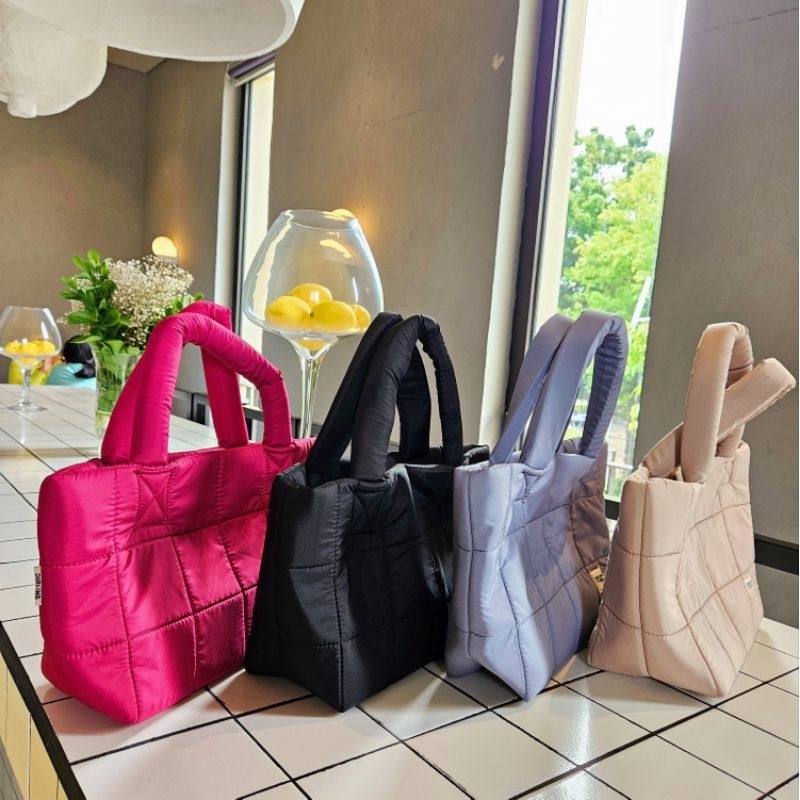 Brina Puffy tote bag tas bahu shoulder korean tas kerja kuliah wanita