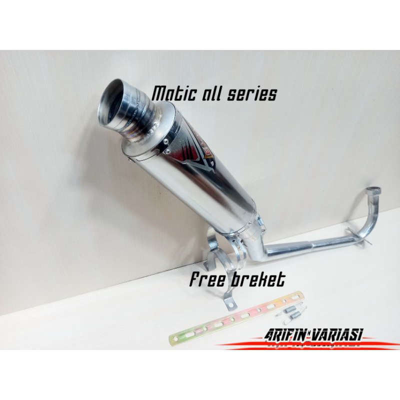 KNALPOT BEST 3 RACING Knalpot Bobokan Full Sytem Mio Smail Mio Sporty Mio S Mio Mio M3 dll