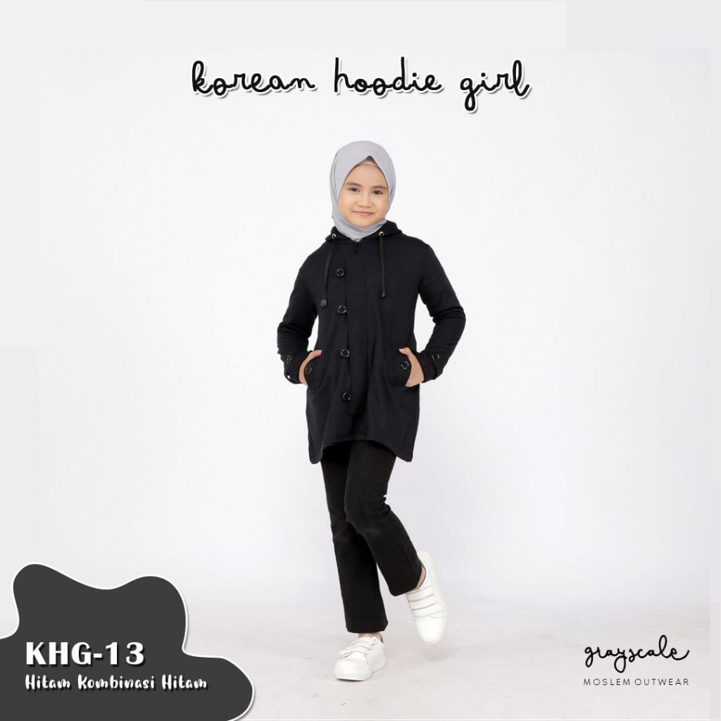 Grosir Baju Hangat Anak Bandung Murah Hitam Polos KHG 13