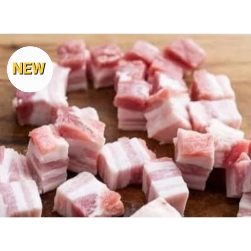 

Samcan Potong dadu / Cube Pork Belly 500 Gram