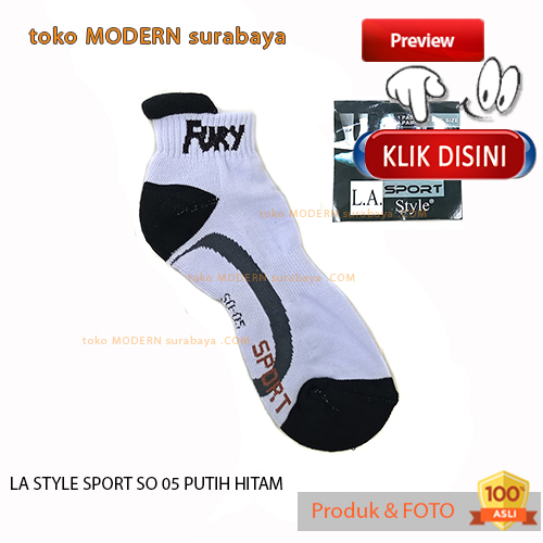 Kaos kaki pendek mata kaki tebal LA STYLE SPORT SO 05