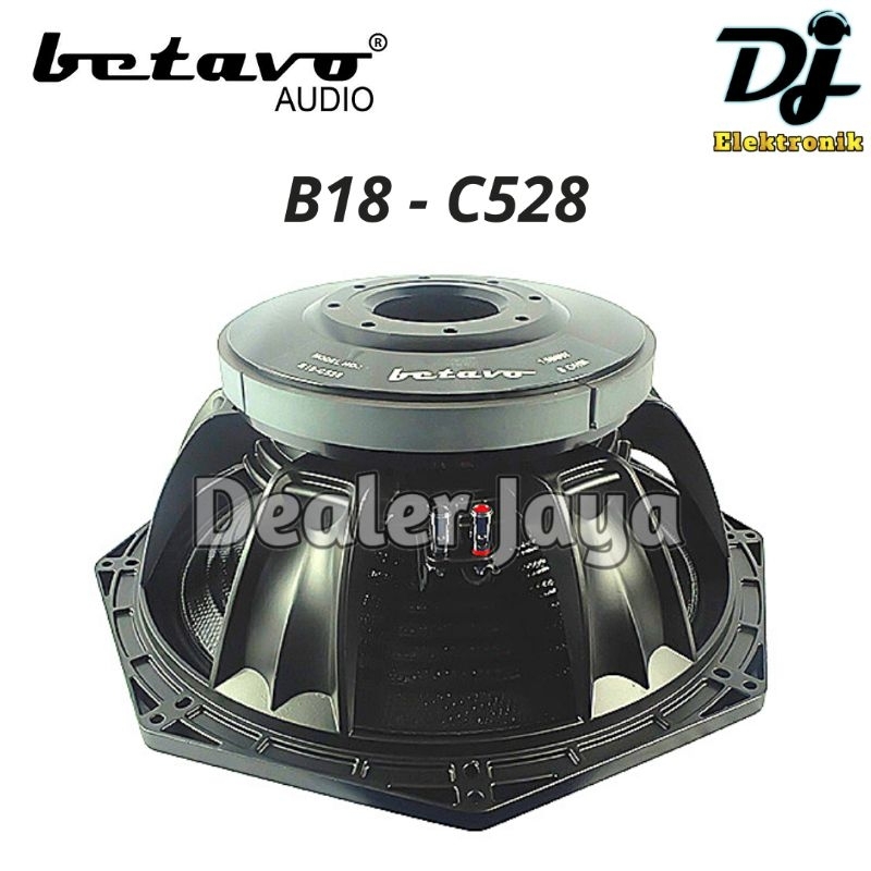 Speaker Komponen Betavo B18 C528 / B 18 C 528 / B18C528 - 18 inch CARBON
