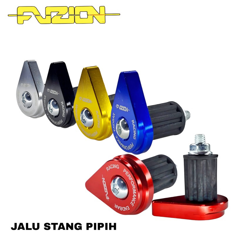 jalu stang end bar fuzion model pipih universal semua motor