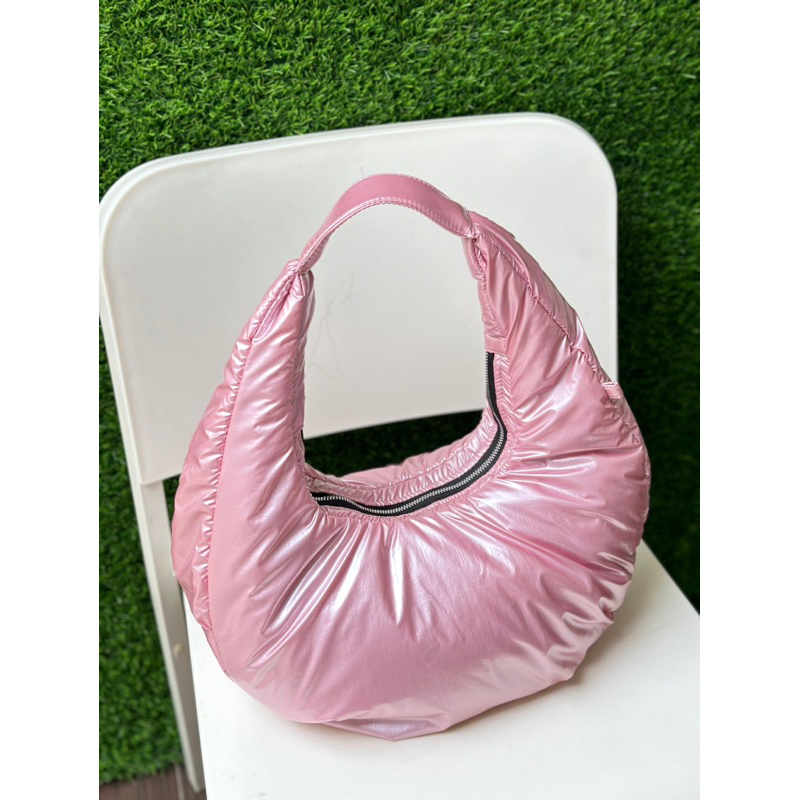 Rollien Puffbag Tas Puffy bag Korea Puffer Tote Bag Slingbag Boho Slempang Wanita Size M