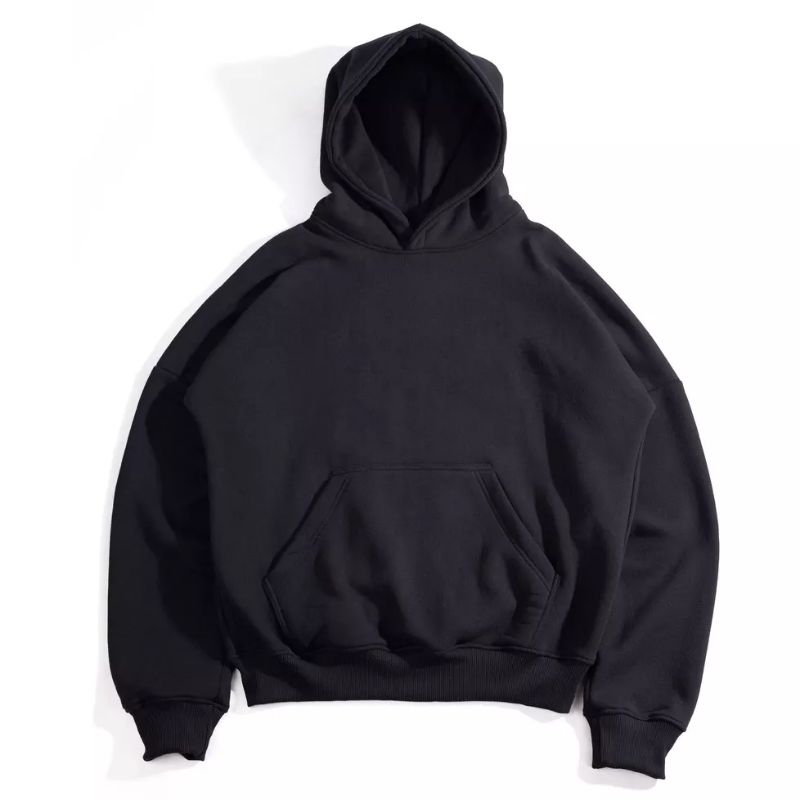 Warstudio - Hoodie Boxy Black polos
