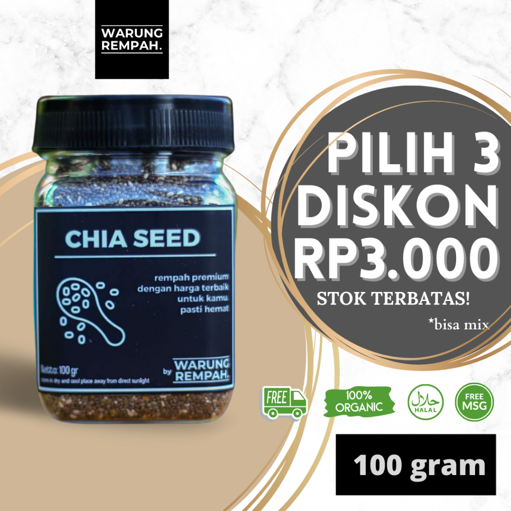 

Biji Cia Chia Seed Organik Super Food