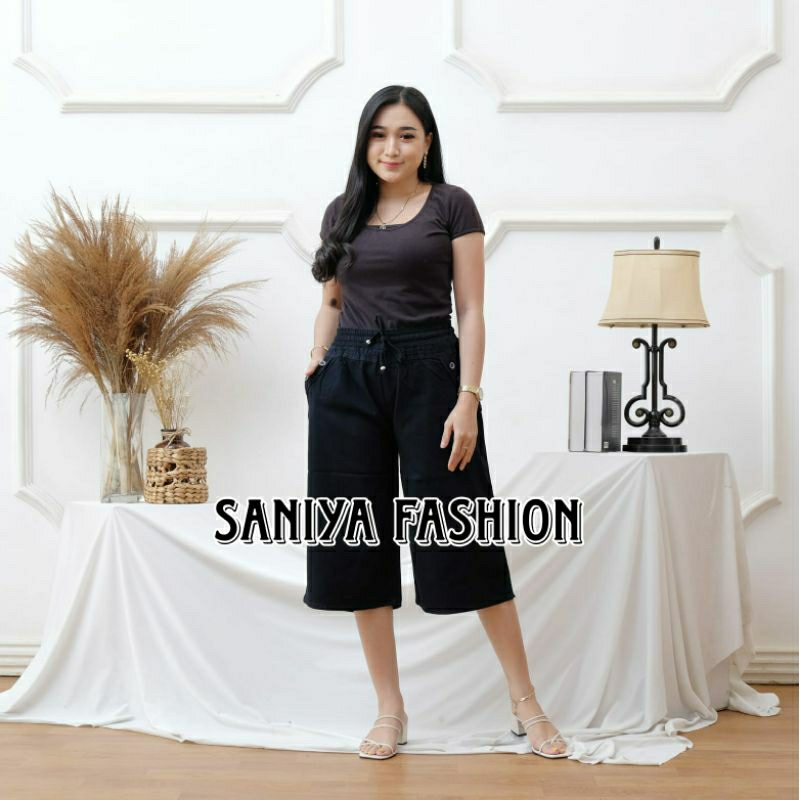 CELANA JEANS PENDEK 7/8 WANITA DEWASA // CELANA KULOT 7/8 PENDEK DEWASA // CELANA KULOT 7/8 PENDEK S