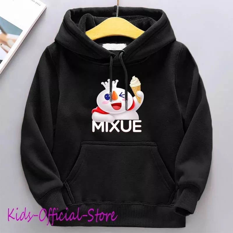 Hoodie anak mixue tanggung Usia 5-9 Tahun