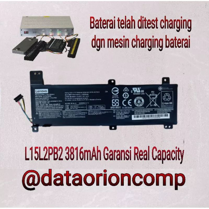 Baterai lenovo ideapad 310-14ikb 310-14iks 310 14ikb 310 14isk L15L2PB4 L15M2PB2