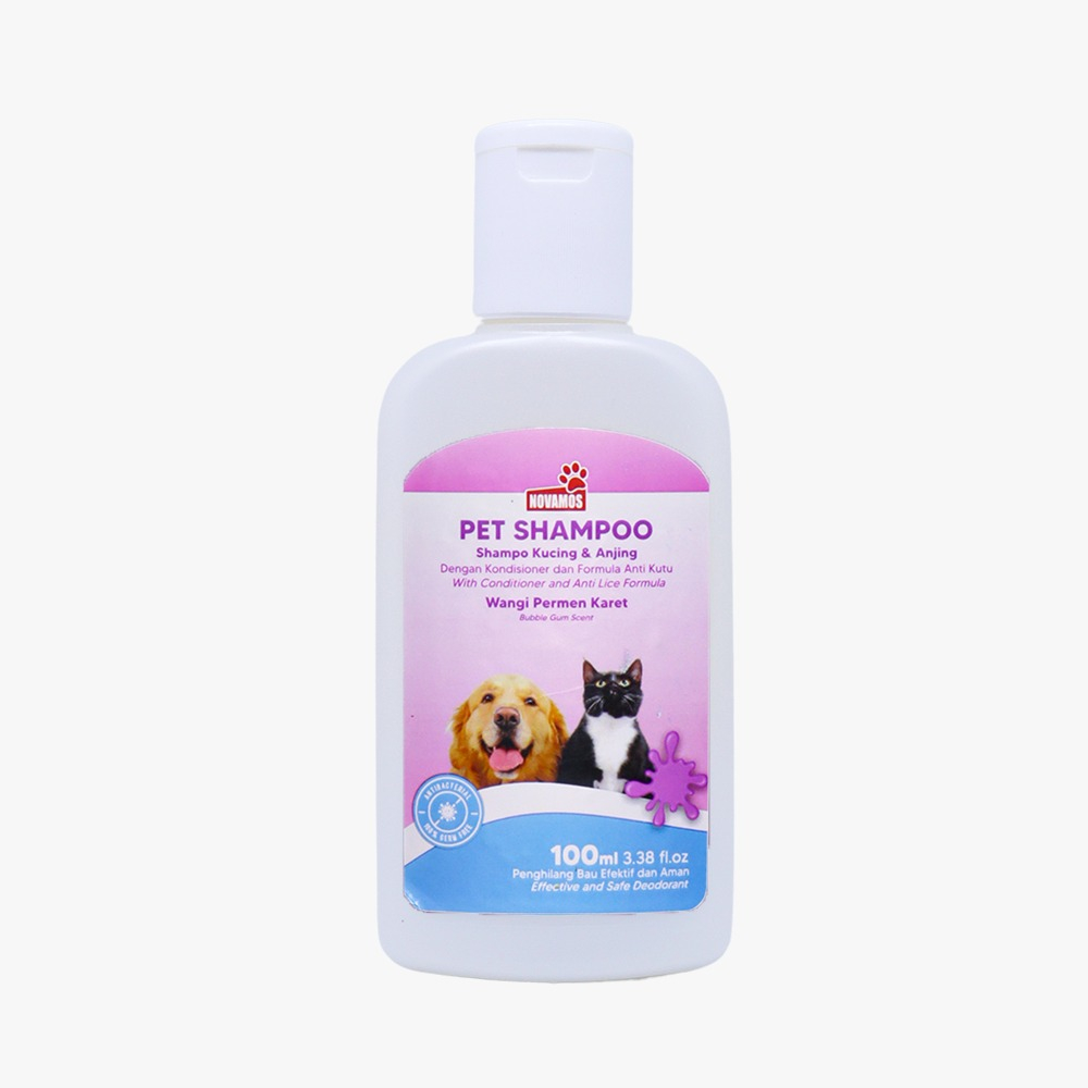NOVAMOS Shampoo Kucing Conditioner - Shampoo 100 ML BUBBLE GUM