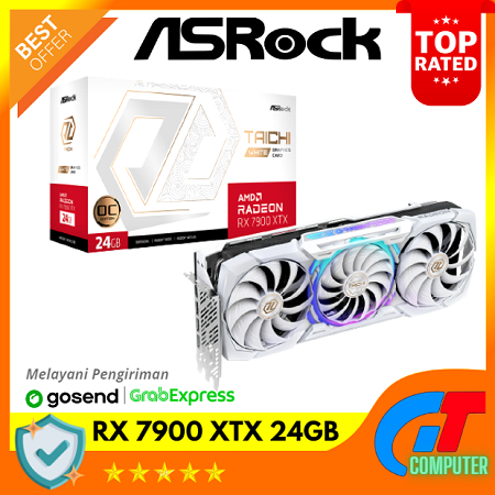 VGA AMD Radeon RX 7900 XTX Taichi White 24GB OC Resmi