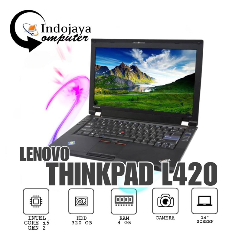 Laptop Lenovo ThinkPad L420 Core i5 Gen 2 RAM 4GB HDD 320GB