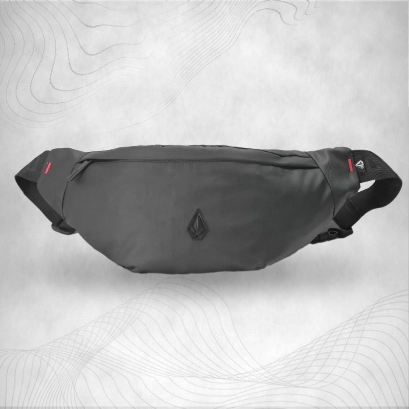 TAS VOLCOM WATERPROOF TAS SELEMPANG VOLCOM WATERPROOF WAISTBAG VOLCOM WATERPROOF LOGO BESI