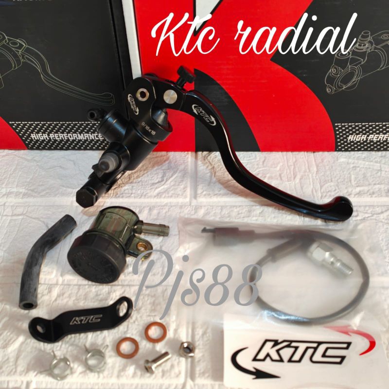 Master rem kanan tabung KTC racing radial 9/16/18 / Master rem Ktc Radial Universal
