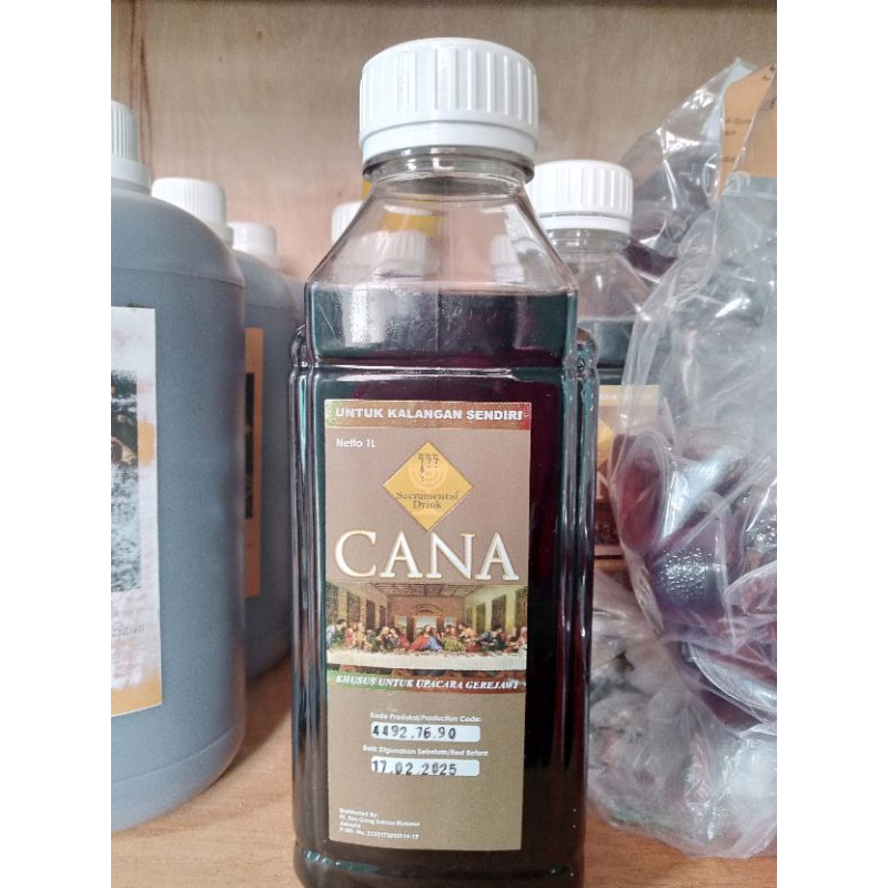 

MINUMAN PERJAMUAN KUDUS MREK CANA 1LITER