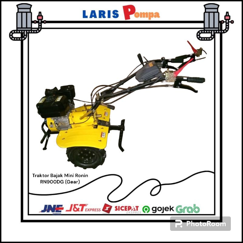 Mesin Bajak Mini / Mini Tiller / Cultivator Ronin RN900DG (Gear)