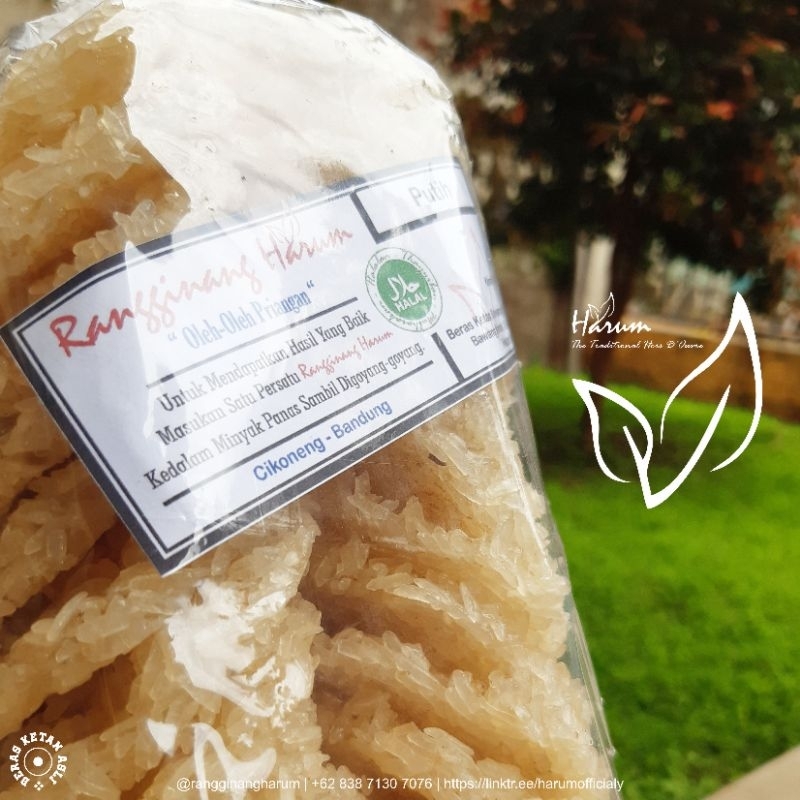 

Rangginang harum putih/ori