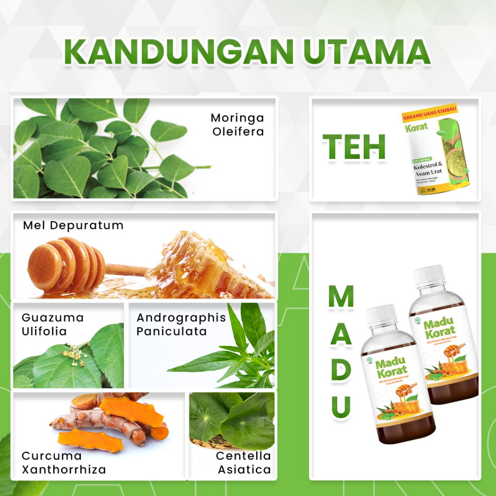 

PAKET MADU & TEH KORAT ISI 20 PCS TEH ASAM URAT DAN KOLESTROL TERAMPUH TEH KORAT HERBAL ASAM URAT KOLESTROL
