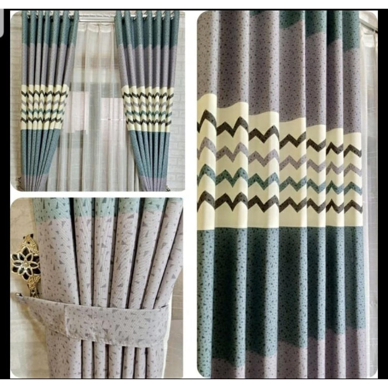 Gorden Smokring 12 Ring Pintu Atau Jendela Motif Sultan Copra Coklat