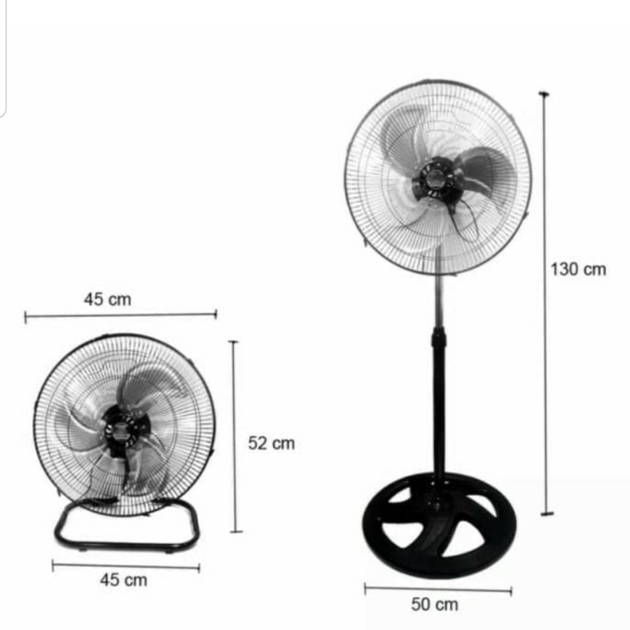 [COD] KIPAS ANGIN BESI JUMBO HOBIKU 18in - KIPAS TORNADO/ KIPAS 3in1 - KIPAS ANGIN BERDIRI