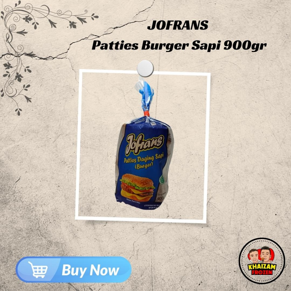 

JOFRANS Patties Burger 900gr