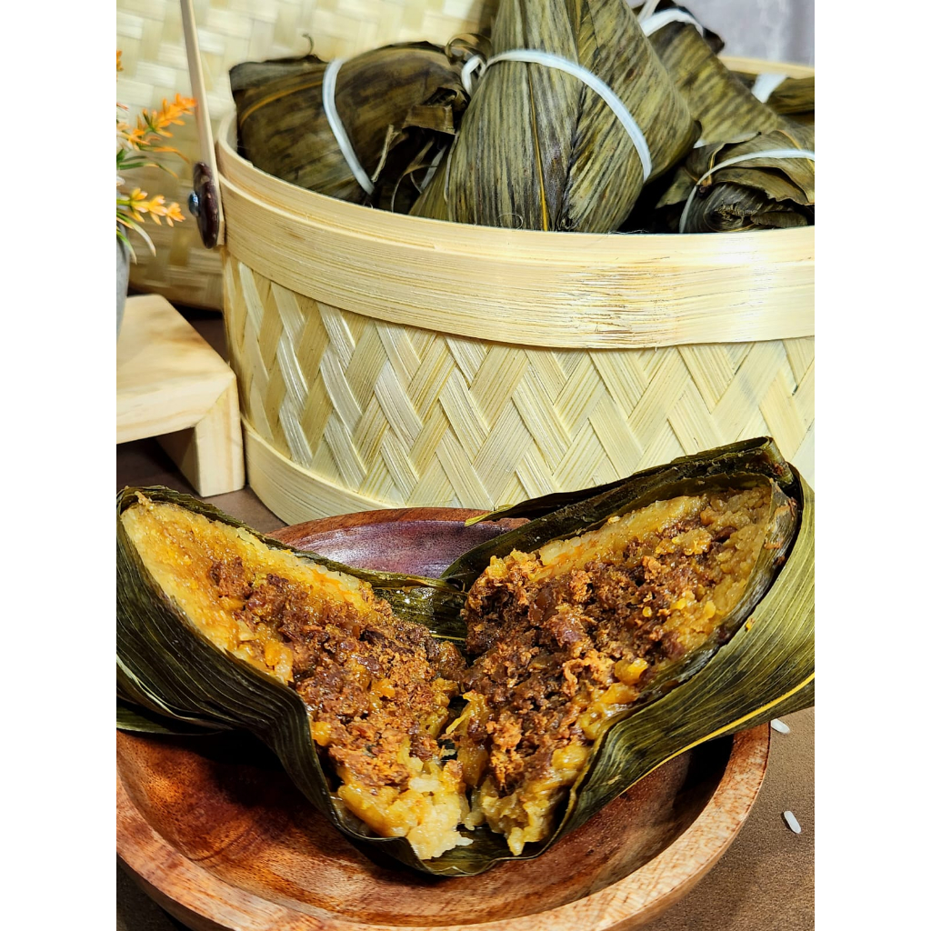 Kwecang / Kicang / Bakcang Nasi Ayam / Bakcang Ketan Telur HALAL