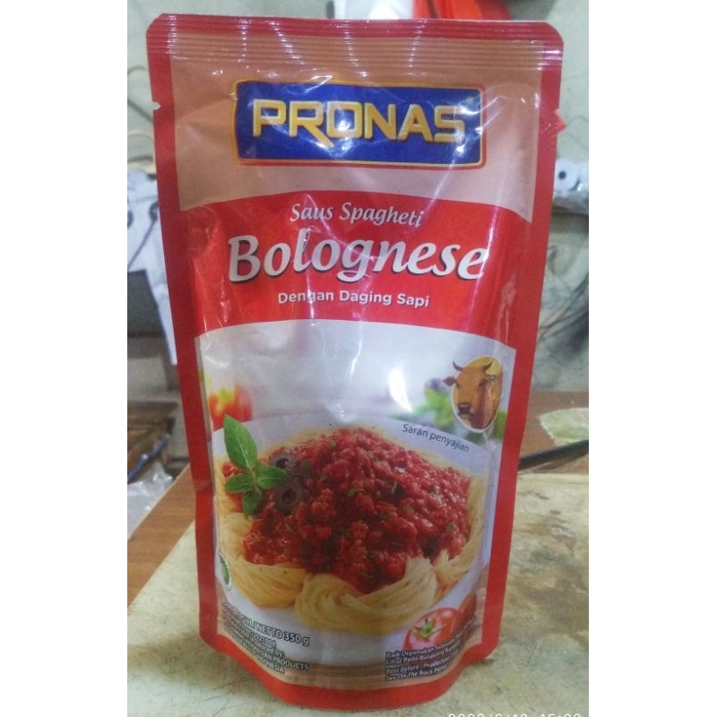 

Pronas Saus Spagheti Bolognese Pouch 350g